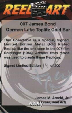 007 James Bond, Goldfinger, Prop Replica, Lake Toplitz German Gold Bar Metal