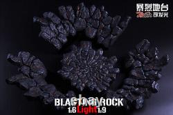 1/6th Blasting Rock Base Station For 1/6 1/9 Figure With Lighting Separable New