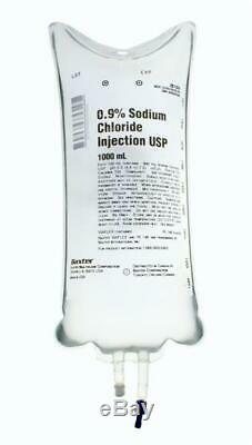14 bags of 1000ml-Baxter 2B1324X Sodium Chloride 0.9% Injection USP (Saline IV)
