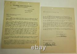 1927 Feature Productions signed contract, regarding actor Michael Vavitch