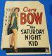 1929 The Saturday Night Kid original window card movie poster Clara Bow