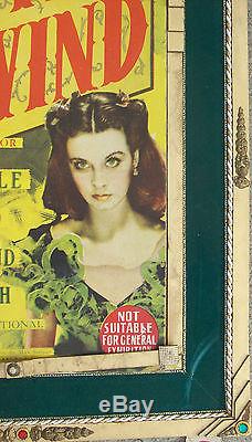 1939 Gone With the Wind Large Original Ornate Movie Theatre Display-Scarce-LOOK