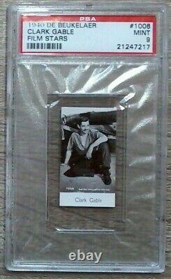 1940 De Beukelaer Clark Gable Psa 9 Mint Film Stars Mgm Star Highest Grade