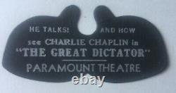 1940 Small Paper Advertising Moustache For The Great Dictator Paramount Theater