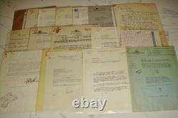 1957 + signed MGM Studious Universal Studios Movies document Rare Big Lot 99+