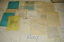 1957 + signed MGM Studious Universal Studios Movies document Rare Big Lot 99+