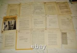 1957 + signed MGM Studious Universal Studios Movies document Rare Big Lot 99+