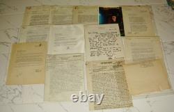 1957 + signed MGM Studious Universal Studios Movies document Rare Big Lot 99+
