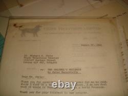 1957 + signed MGM Studious Universal Studios Movies document Rare Big Lot 99+