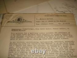 1957 + signed MGM Studious Universal Studios Movies document Rare Big Lot 99+
