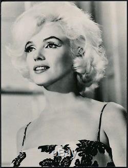 1962 Original Photo MARILYN MONROE Candid Portrait The Face of an Angel