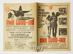 1967 The Love-Ins Movie Poster Promotion Original Vintage Handbill