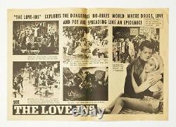 1967 The Love-Ins Movie Poster Promotion Original Vintage Handbill