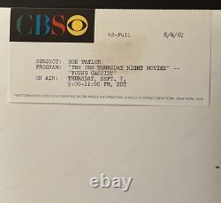 1967 Vintage Rod Taylor Press Photo Young Cassidy CBS Original Movie Memorabilia