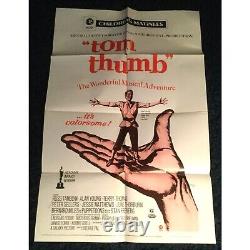 1970 Tom Thumb Original Movie Poster Canada MGM Children's Matinees Musical
