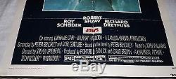 1975 JAWS Movie Poster Original One Sheet 27 x 41 Folded 75/155