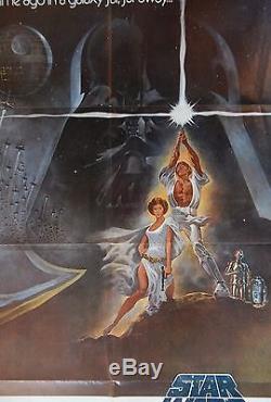 1977 Star Wars Original Movie Poster One Sheet Style A 77/21 Excellent
