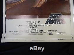 1977 Star Wars Original Movie Poster One Sheet Style A 77/21 Excellent