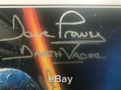 1977 Signed Star Wars IV A NEW HOPE (1977 ORIGINAL MOVIE) Poster with COA