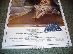 1977Original 27 x 41 Movie PosterSTAR WARSFairly Good Condition
