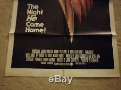 1978 Halloween One Sheet Original Release Movie Poster 27x41