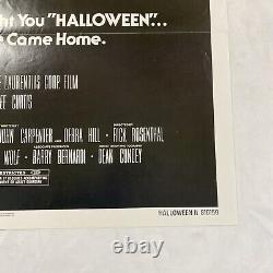 1981 HALLOWEEN II ORIGINAL US ONE SHEET MOVIE POSTER 27x41 JOHN CARPENTER CURTIS