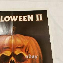 1981 HALLOWEEN II ORIGINAL US ONE SHEET MOVIE POSTER 27x41 JOHN CARPENTER CURTIS