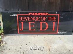 1982 Star Wars Episode VI Revenge of the Jedi original Lucas Poster