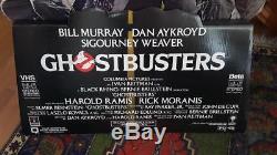 1985 Original 5ft Tall Ghostbusters Video Release Cardboard Standee Complete #WB