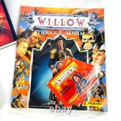1988 Willow Movie Memorabilia Lot Hardcover Book Sticker Book 100 Piece Puzzle