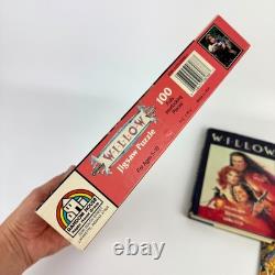 1988 Willow Movie Memorabilia Lot Hardcover Book Sticker Book 100 Piece Puzzle