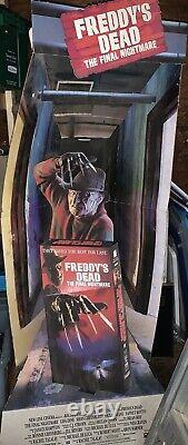 1991 Freddy's Dead Movie Advertisement Standee/cut-out. RARE