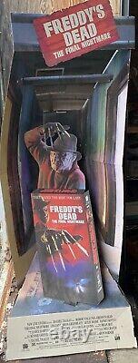 1991 Freddy's Dead Movie Advertisement Standee/cut-out. RARE