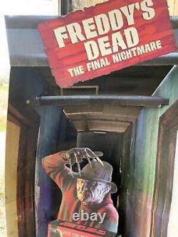 1991 Freddy's Dead Movie Advertisement Standee/cut-out. RARE