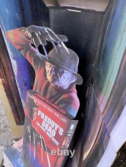 1991 Freddy's Dead Movie Advertisement Standee/cut-out. RARE