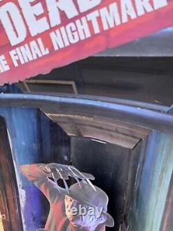 1991 Freddy's Dead Movie Advertisement Standee/cut-out. RARE