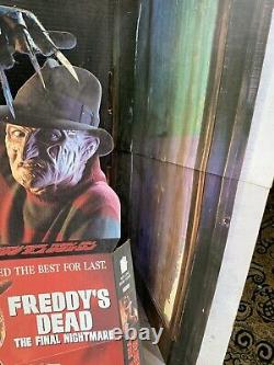 1991 Freddy's Dead Movie Advertisement Standee/cut-out. RARE