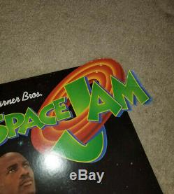 1996 Space Jam Michael Jordan Movie Display Cardboard Stand Up Warner Bros