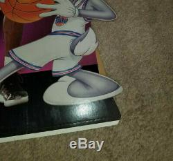 1996 Space Jam Michael Jordan Movie Display Cardboard Stand Up Warner Bros