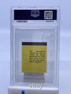 1998 The Truman Show Ticket Stub Graded PSA 7 OPENING DAY JUNE 5