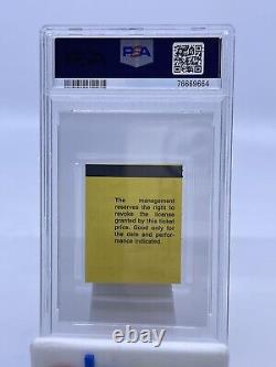 1998 The Truman Show Ticket Stub Graded PSA 7 OPENING DAY JUNE 5