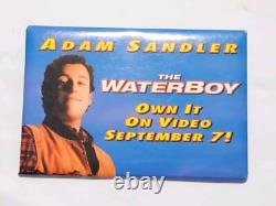 1999 THE WATERBOY Movie Memorabilia Video Release Pin Ungraded Adam Sandler