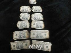 2-JOKER Dark knight screen used burnt money Copy of CoA Batman Replica $100 bill