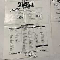 2 Scarface 1983 Original + Rare Press Kits Movie Poster Gangster Wow Look