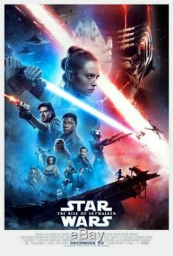2 Star Wars The Rise of Skywalker 27x40 D/S with bonus Mandalorian 18x27 poster
