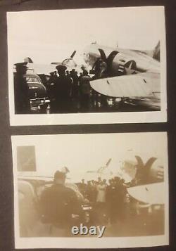 2 Vintage Rare Personal MARLENE DIETRICH Photos USO Tour Germany US Army