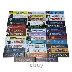 2000s Movie Theater Mylar Title Strip Marquee Lot 38 Underworld Seabiscuit