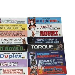 2000s Movie Theater Mylar Title Strip Marquee Lot 38 Underworld Seabiscuit