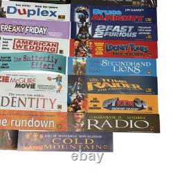 2000s Movie Theater Mylar Title Strip Marquee Lot 38 Underworld Seabiscuit