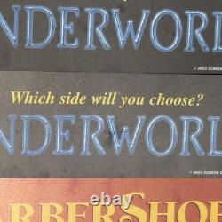 2000s Movie Theater Mylar Title Strip Marquee Lot 38 Underworld Seabiscuit